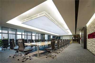 騰訊科技(北京)希格瑪大廈4F辦公區(qū)裝修工程_美國室內(nèi)設計中文網(wǎng)